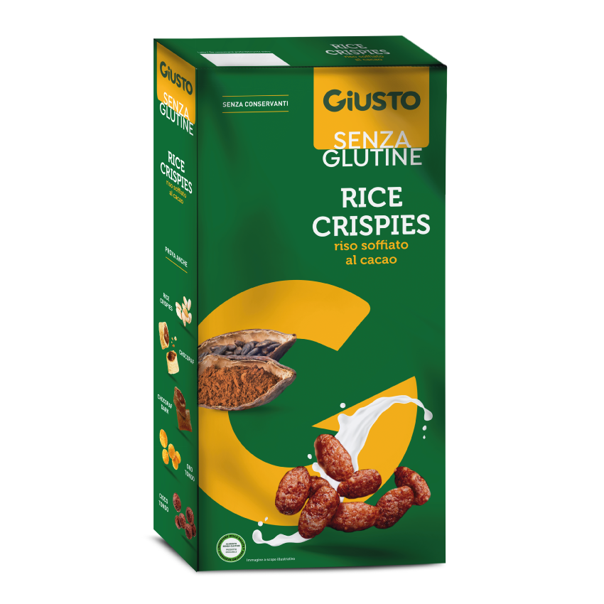 Image of Rice Crispies Cacao Senza Glutine Giusto 250g033