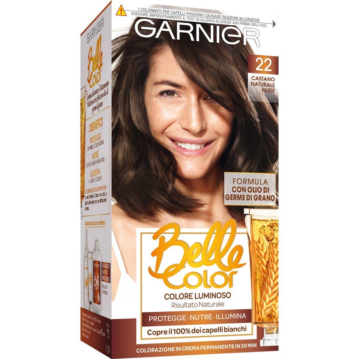 Belle Color Castano Naturale Nude 22 Garnier 1 Kit