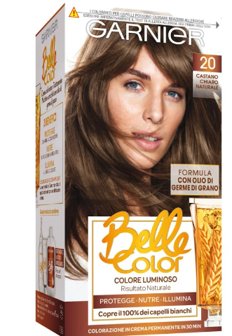 Belle Color Castano Chiaro Naturale 20 Garnier 1 Kit
