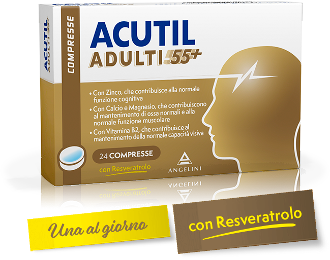Image of ACUTIL ADULTI 55+ Angelini 24 Compresse