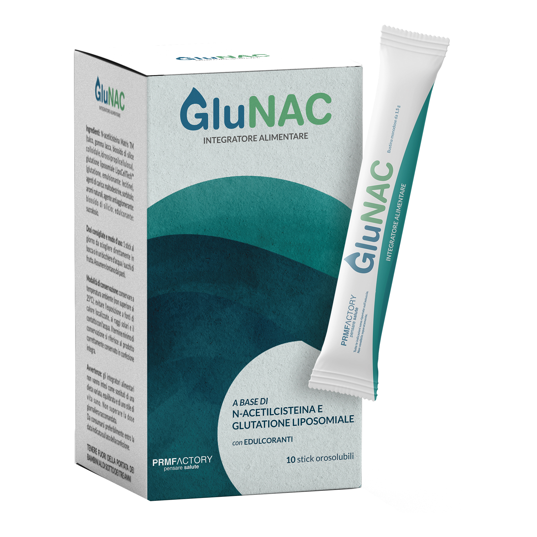 Image of GluNAC Primfactory 10 Stick Orosolubili033