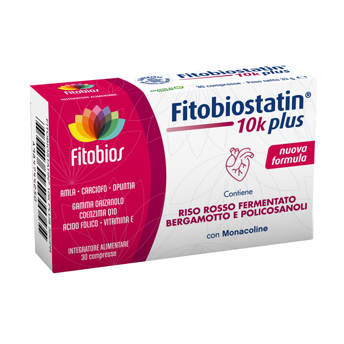 Image of Fitobiostatin 10K Plus Fitobios 30 Compresse033