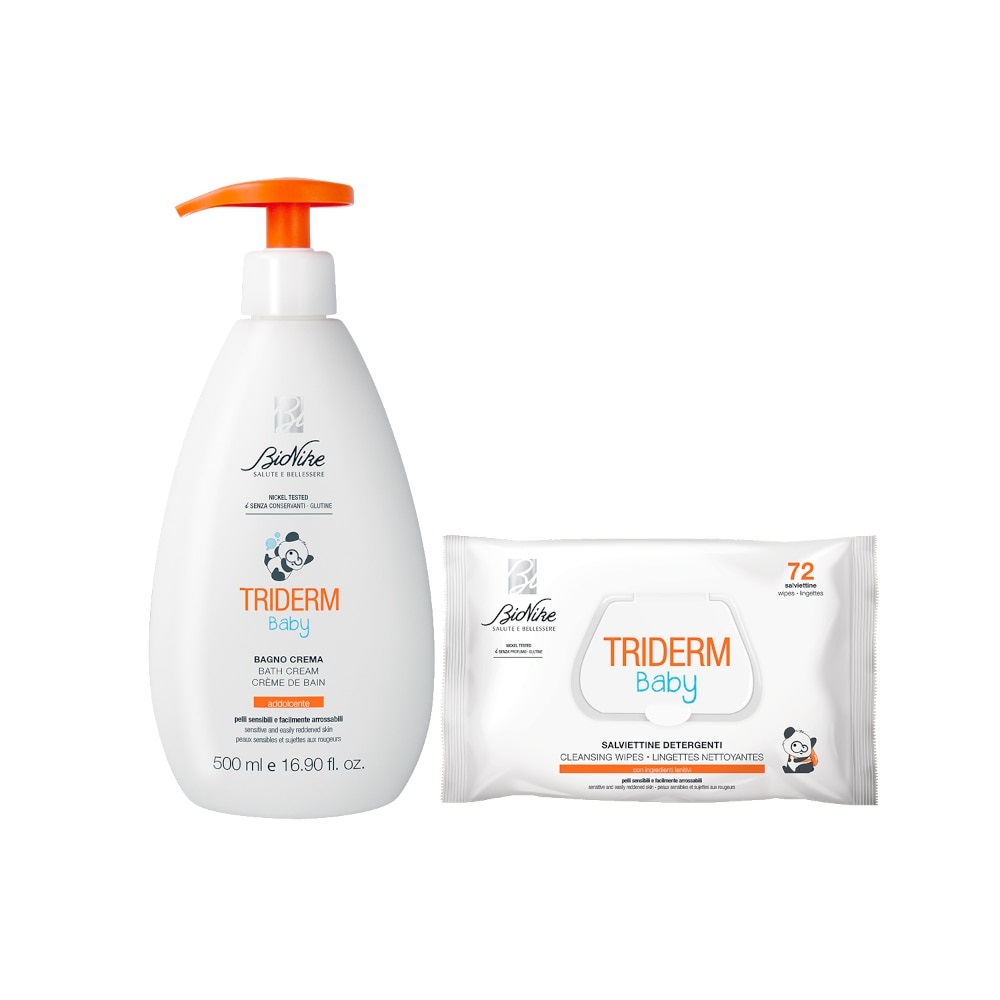 Image of Triderm Baby Bagno Bionike 500ml + Salviette033