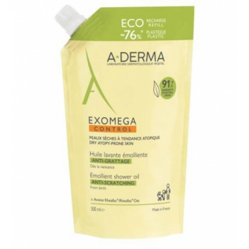 Image of Exomega Control Olio Lavante Emolliente A-Derma Ecoricarica 500ml033