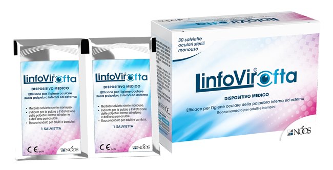 Image of LinfoVir Ofta Noos 30 Salviette Oculari033