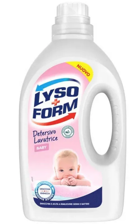 Image of Detersivo Lavatrice Baby 25 Lavaggi Lysoform 1,625lt