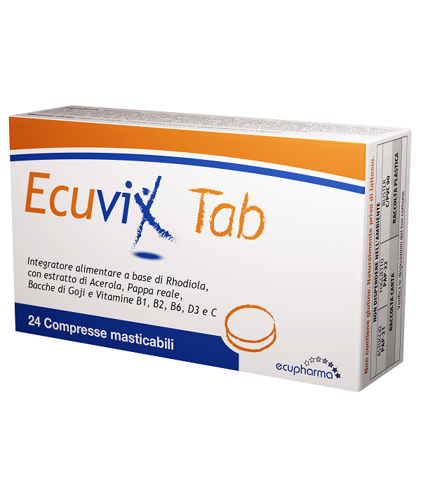 Image of EcuviX Tab Ecupharma 24 Compresse Masticabili033