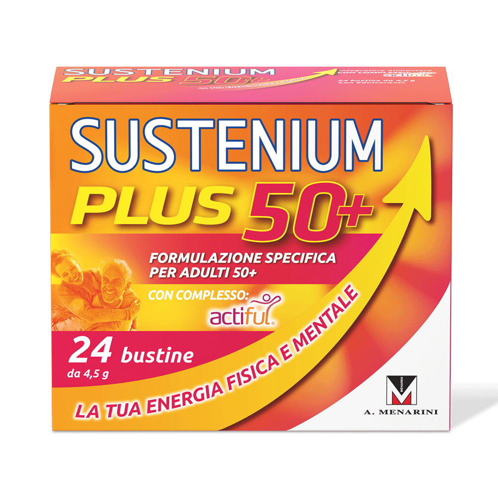 Image of Sustenium Plus 50+ A.Menarini 24 Bustine