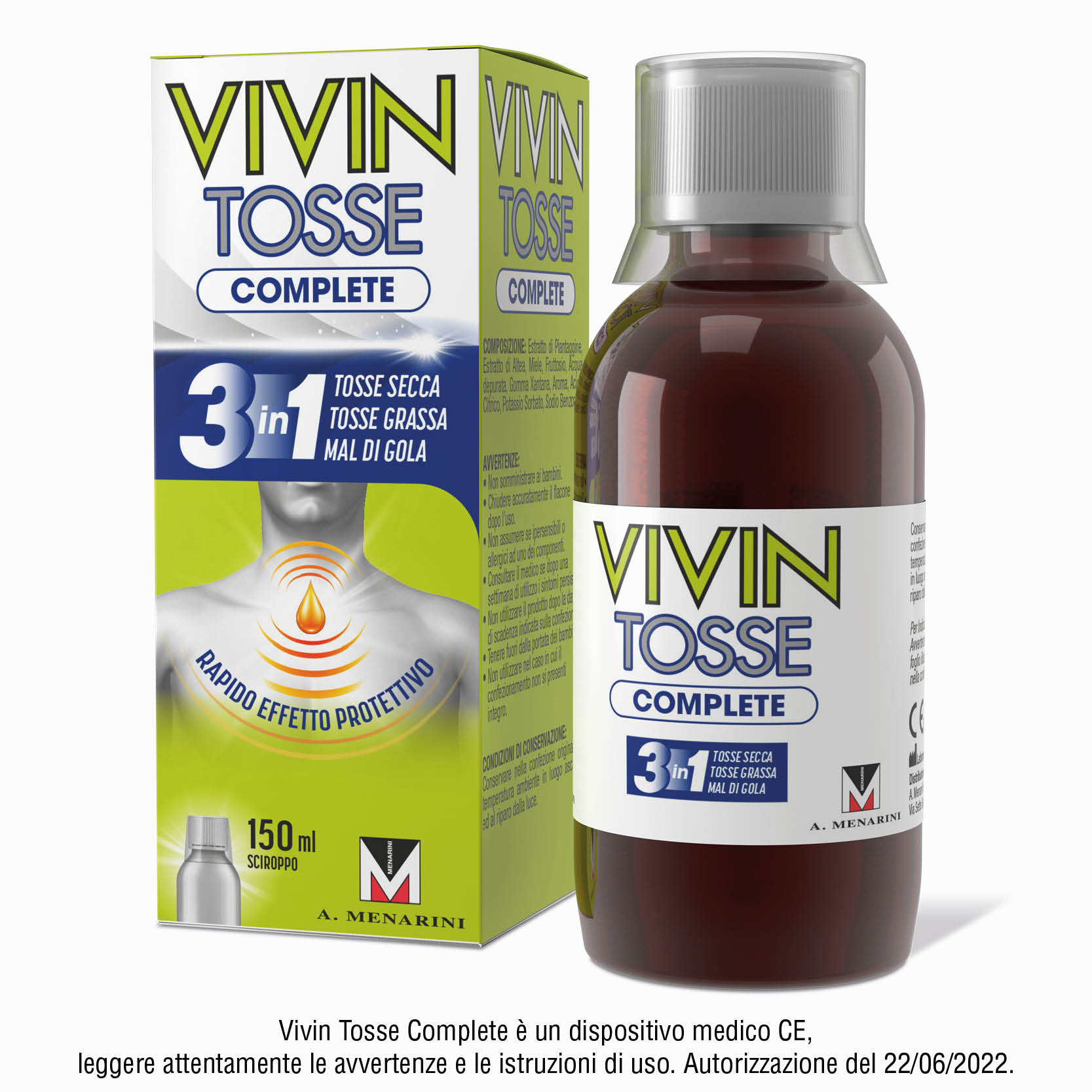 Image of Vivin Tosse Complete A. Menarini 150ml