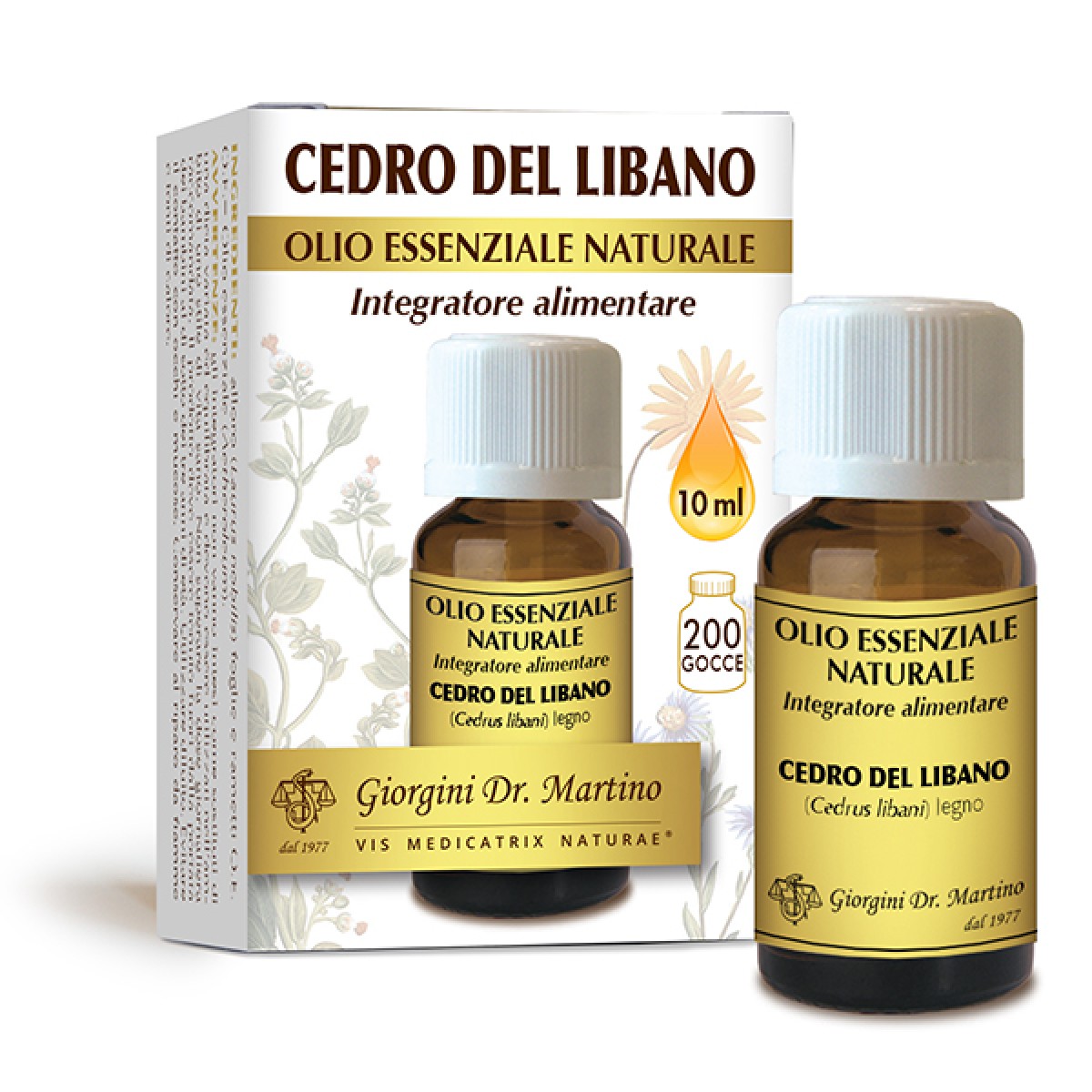 Image of Cedro Del Libano Olio Essenziale Naturale Dr. Giorgini 10ml