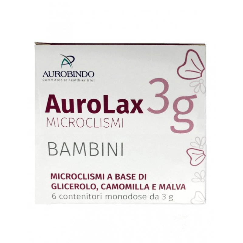 Image of Aurolax Microclismi Bambini Aurobindo 6 Pezzi033