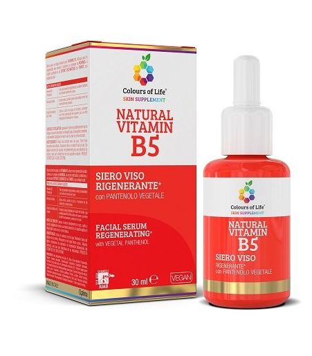 Image of Natural Vitamin B5 Siero Viso Rigenerante Colours of Life 30ml