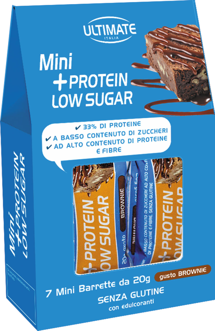 Image of Mini + Protein Low Sugar Brownie Ultimate 7x20g033