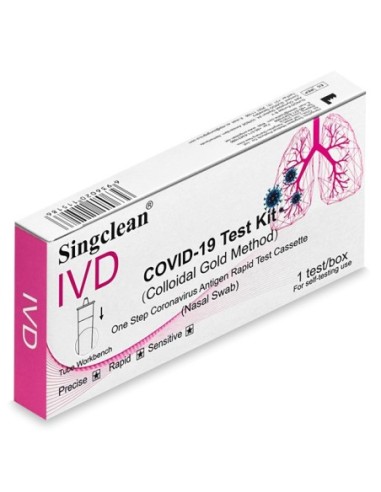 Image of COVID-19 Test Kit (Colloidal oro Method) Singclean IVD033