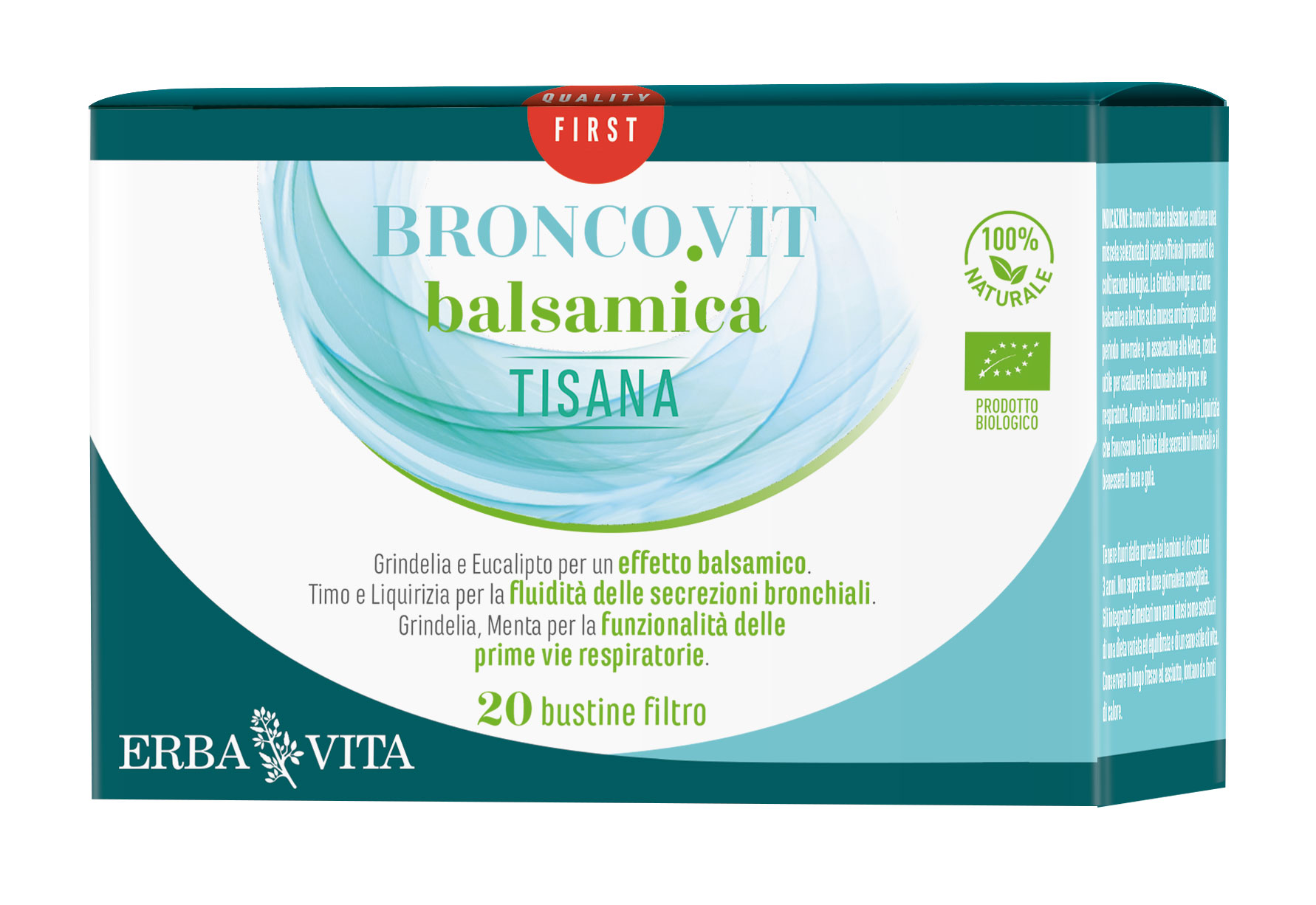 Image of Broncovit Tisana Balsamica Erba Vita 20 Bustine033