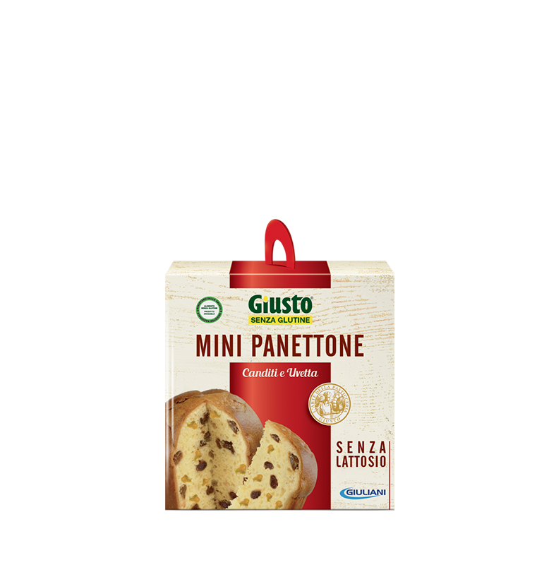 Image of Mini Panettone Uvetta e Canditi Giusto 100g033