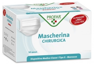 Image of Mascherine Chirurgiche Adulti Profar 50 Pezzi