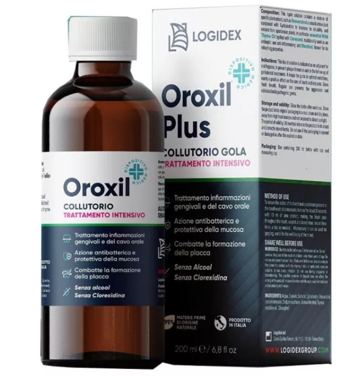 Oroxil Plus Collutorio Gola Logidex 200ml