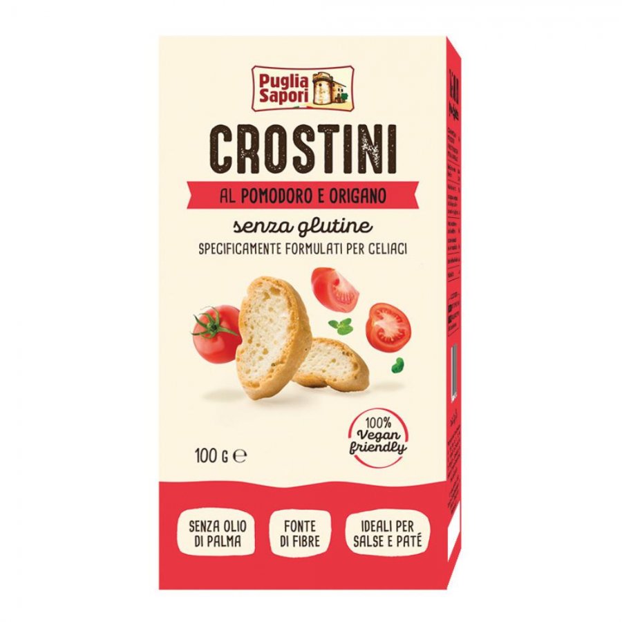 Image of Crostini Al Pomodoro E Origano Puglia Sapori 100g033