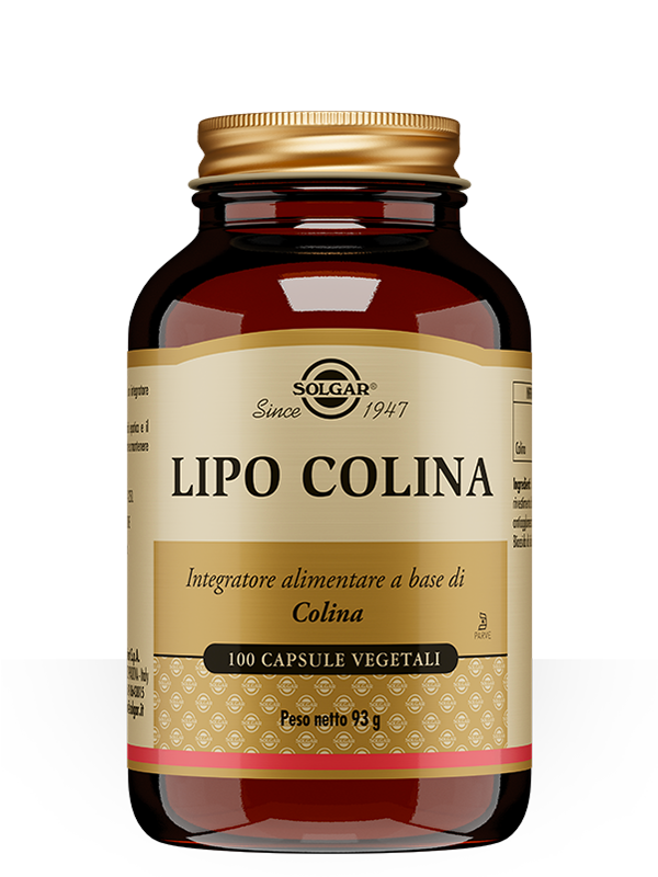 Solgar Lipo Colina Integratore di Colina 100 Capsule