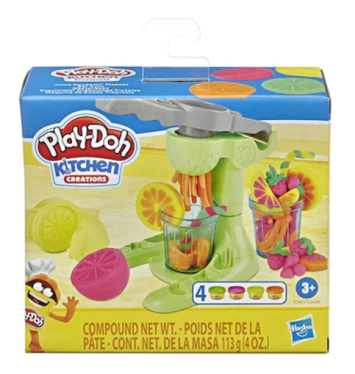 Image of Play-Doh Kitchen Creations Frutti Tropicali  Hasbro 4 Vasetti con Formine