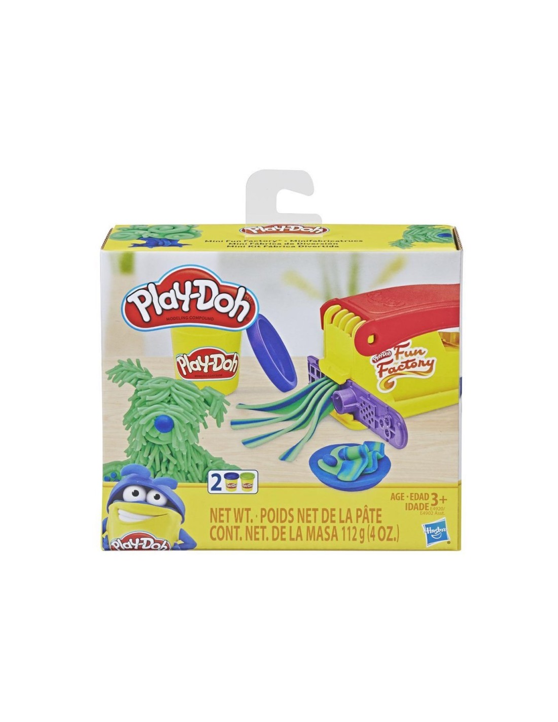Image of Play-Doh Mini Classici Fun Factory Hasbro 2 Vasetti + Accessori