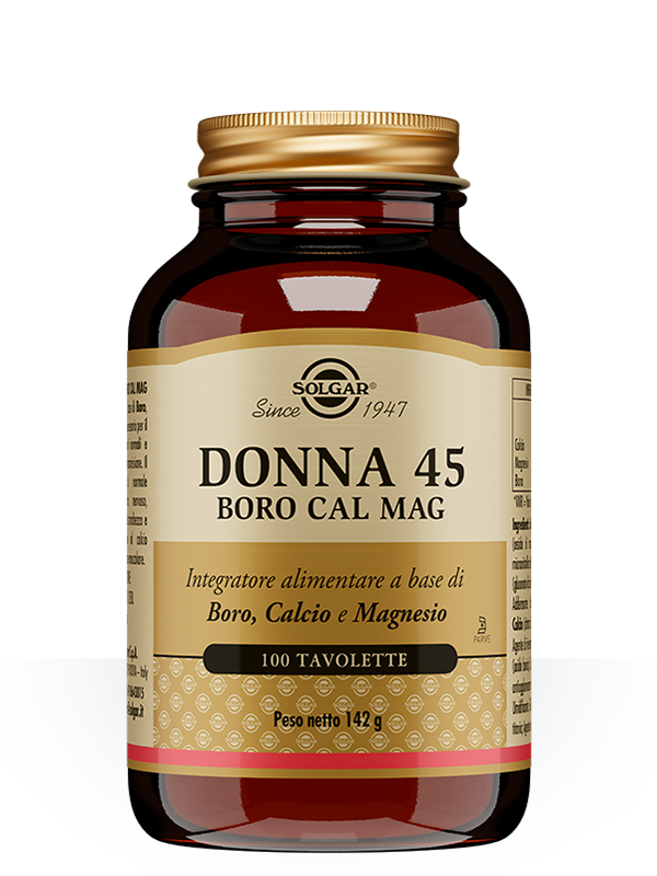 Image of Donna 45 Boro Cal Mag Solgar 100 Tavolette