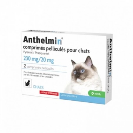 Image of Anthelmin(R) Gatto KRKA 2 Compresse 230+20mg033