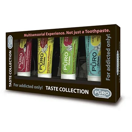 Image of Taste Collection Puro by Forhans 4 Mini Dentifrici