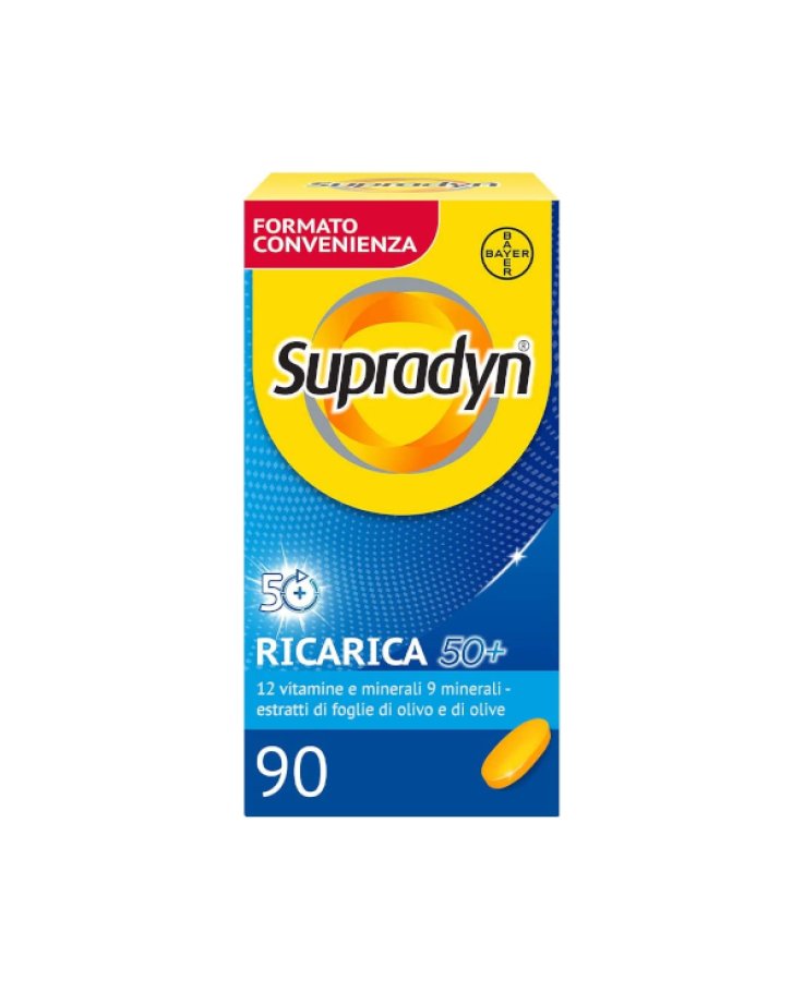 Supradyn(R) Ricarica50+ Bayer 90 Compresse