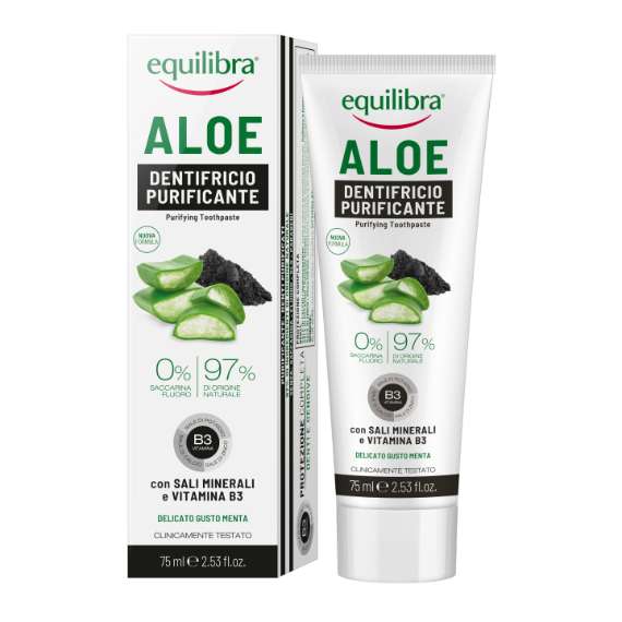 Image of Aloe Dentifricio Purificante Equilibra(R) 75ml033