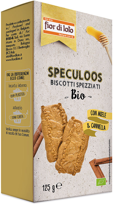 Image of Biscotti Speculoos Bio Fior Di Loto 125g033