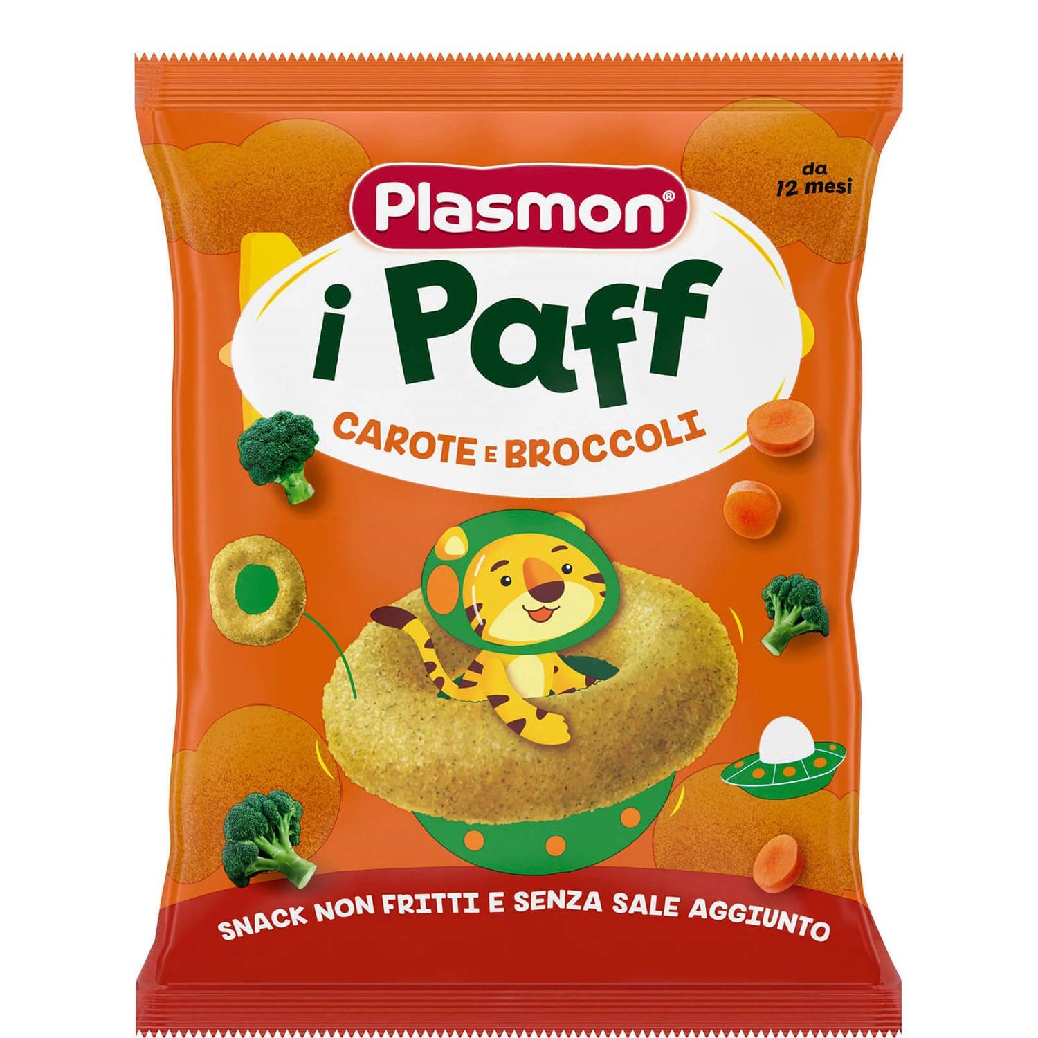 Image of I Paff Carota e Broccoli Plasmon 15g