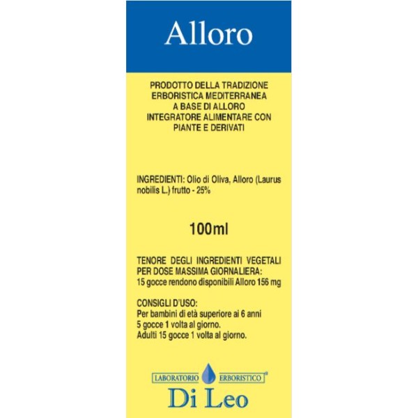 Alloro 100ml Di Leo