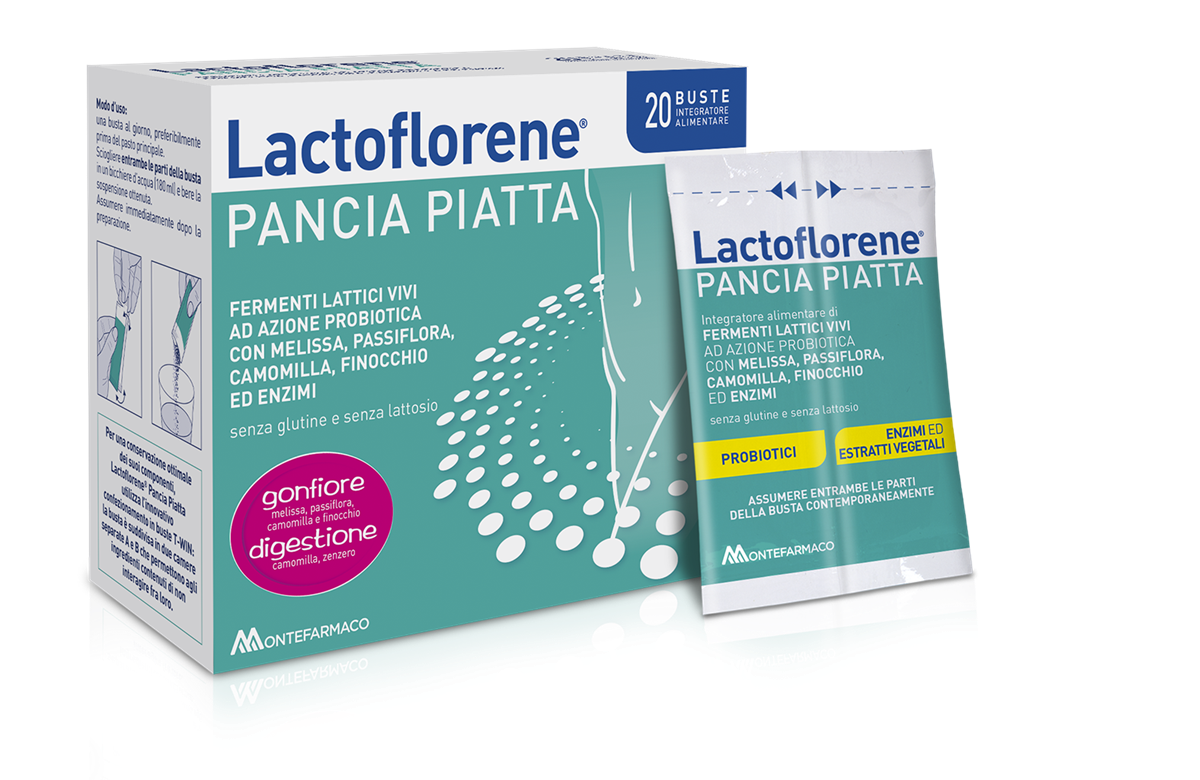 Image of Lactoflorene(R) Pancia Piatta Montefarmaco OTC 20 Buste033