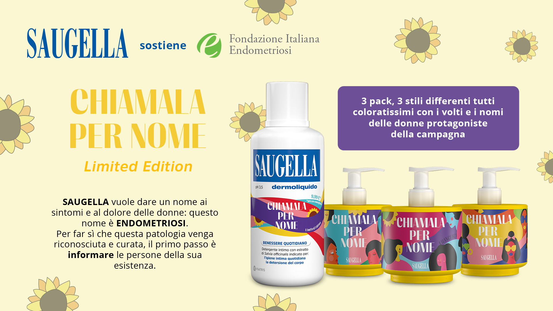 Image of Endometriosi Chiamala Per Nome SAUGELLA(R) Bundle Limited Edition
