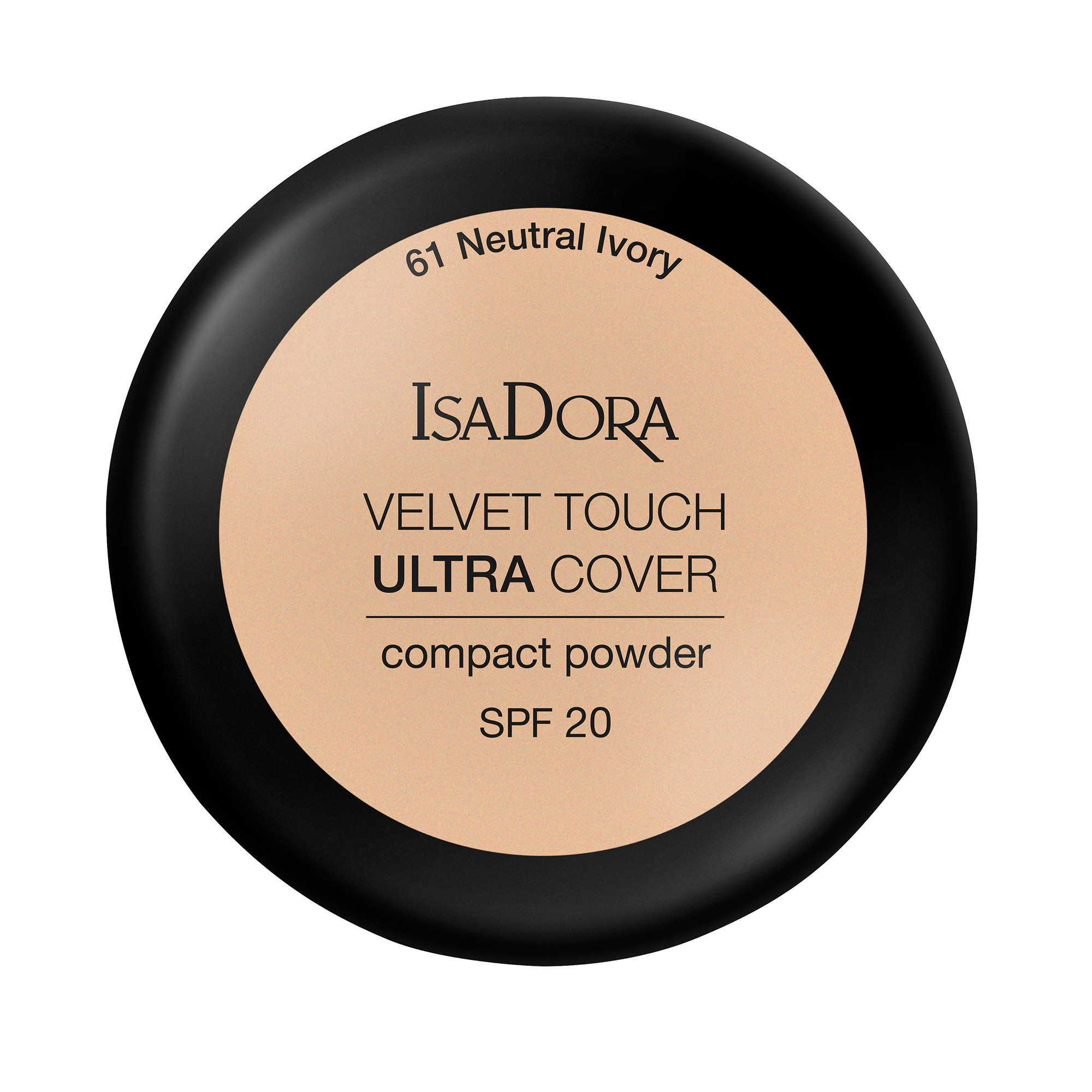 Image of Velvet Touch Ultra Cover Compact Powder SPF 20 - 61 Neutral Ivory ISADORA