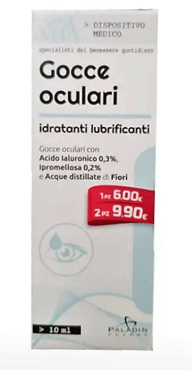 Image of Sanavita Gocce Oculari Idratanti Lubrificanti Paladin Pharma 10ml