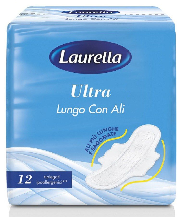 Image of Laurella Ultra Assorbenti Lungo Con Ali 12 Pezzi