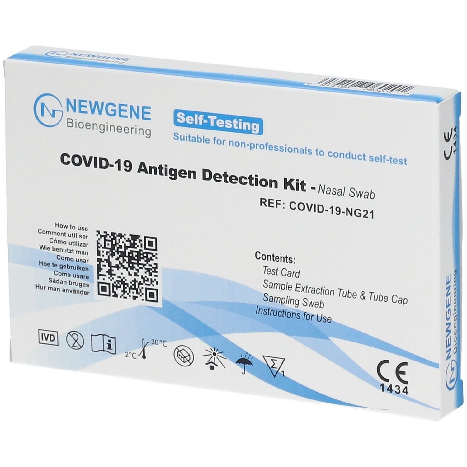 Image of COVID-19 Antigen Detection Kit Newgene 20 Test033