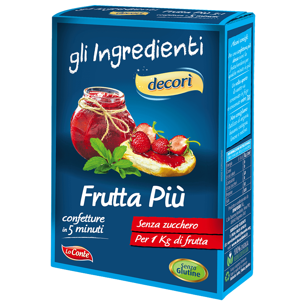 Image of Frutta Più 3:1 Decorì 2x25g033