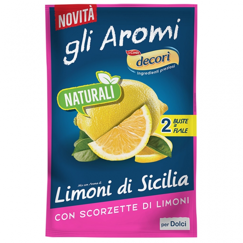 Image of Gli Aromi Naturali Limone Decorì Lo Conte 2x8g033