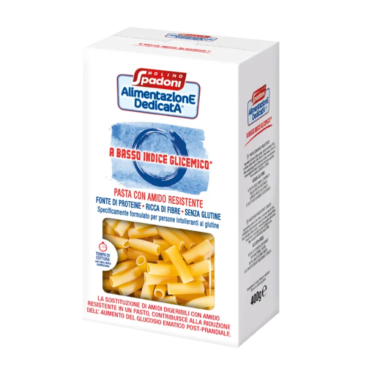 Image of Alimentazione Dedicata Maccheroni a Basso Indice Glicemico Molino Spadoni 400g033