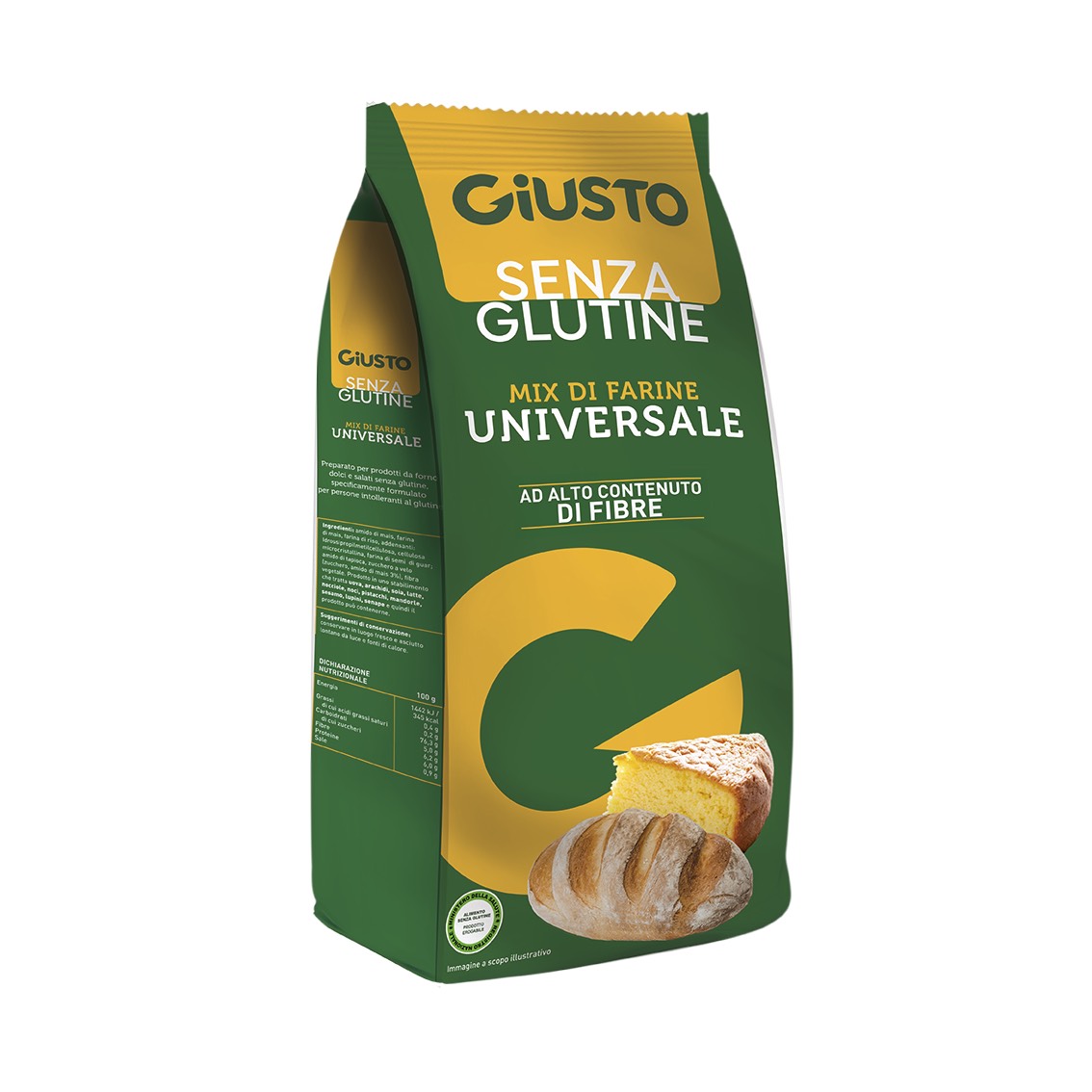 Image of Mix Universale Giusto Senza Glutine 500g Promo033