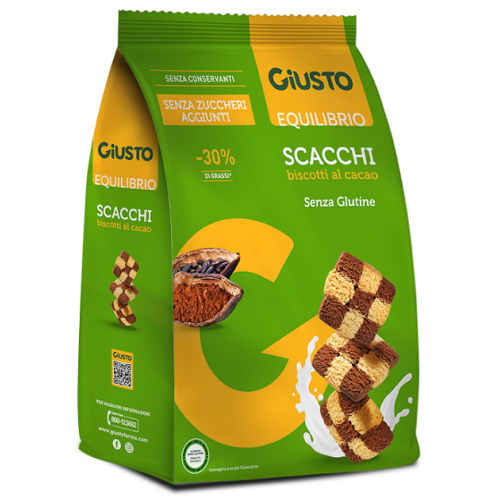 Image of Biscotti Scacchi Giusto 250g Promo033