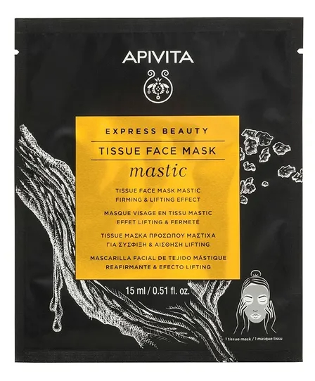 Image of Express Beauty Tissue Face Mask Mastic Apivita 15ml