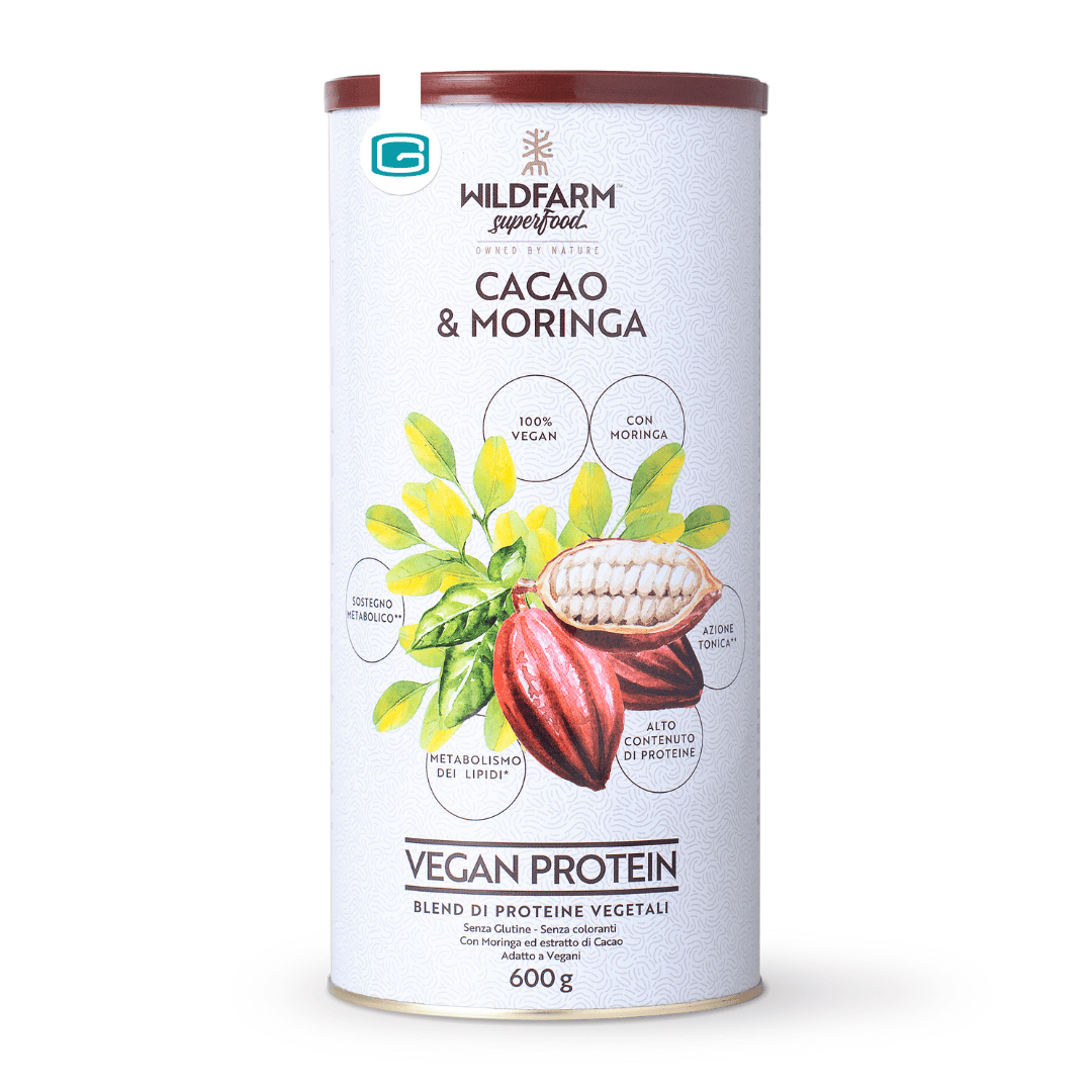 Wildarm(R) Vegan Protein Cacao&Moringa 600g