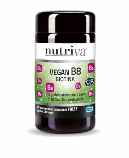 Image of Nutriva(R) Vegan B8 Biotina 30 Compresse Frizz033