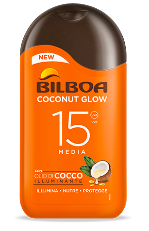 Coconut Glow Latte Solare Spf15 Bilboa 200ml