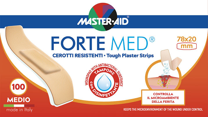 Image of Forte Med 78x20cm Medio Master-Aid 100 Pezzi